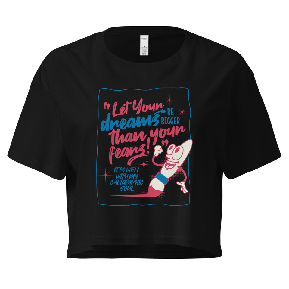 Calligraphic Soul Women's Crop Top