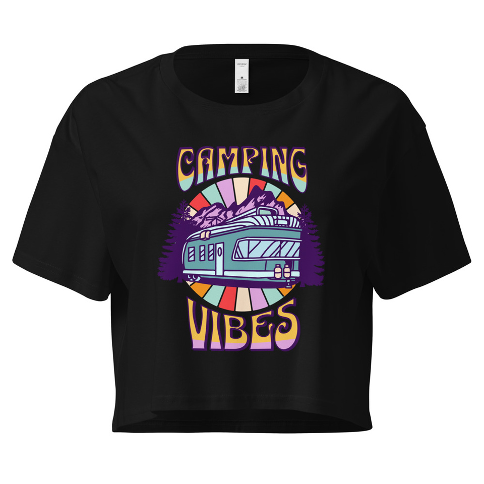Camping Vibes Women's Crop Top