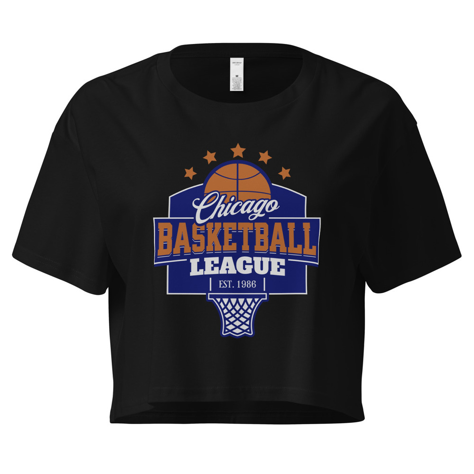 Chicago Basketball League - Athlectic Sports Women's Crop Top