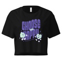 Choose Happy (2) Women's Crop Top