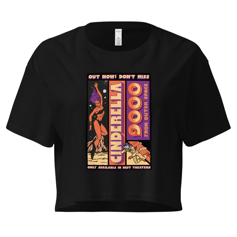 Cinderella 9000 - Retro Astronaut Women's Crop Top