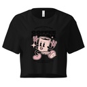 Coffee Break Mascot Women's Crop Top