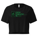 Coffee Completes Me - Neon Heart Women's Crop Top
