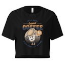 Coffee Cup - Comics Mascot Women's Crop Top