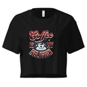 Coffee is my Religion - Funny Women's Crop Top
