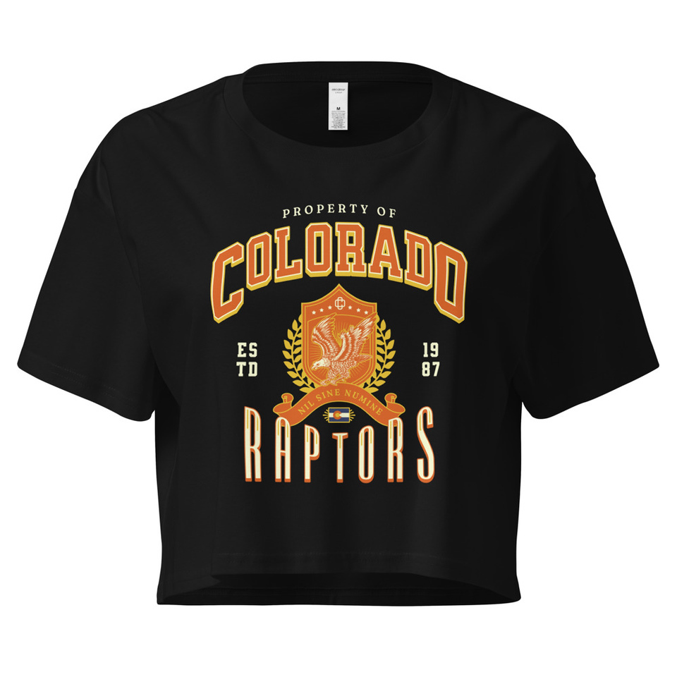 Colorado Raptors - Rugby Sports Team Women's Crop Top