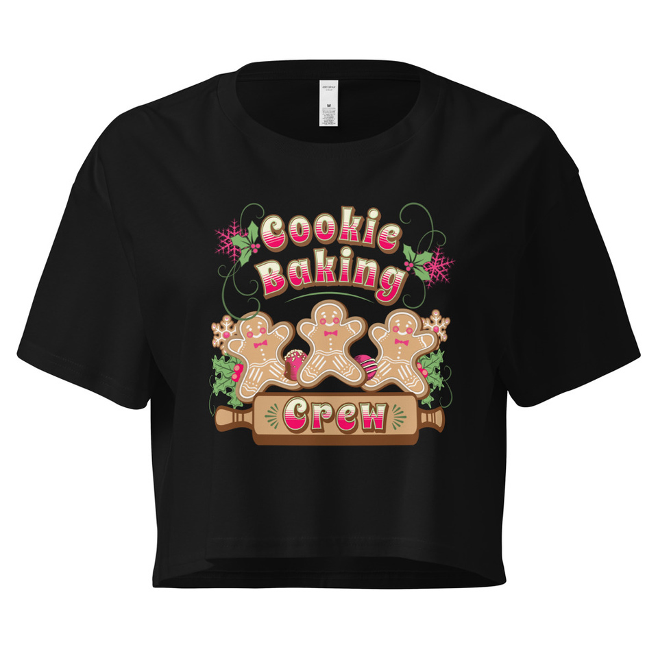 Cookie Baking Crew Women's Crop Top
