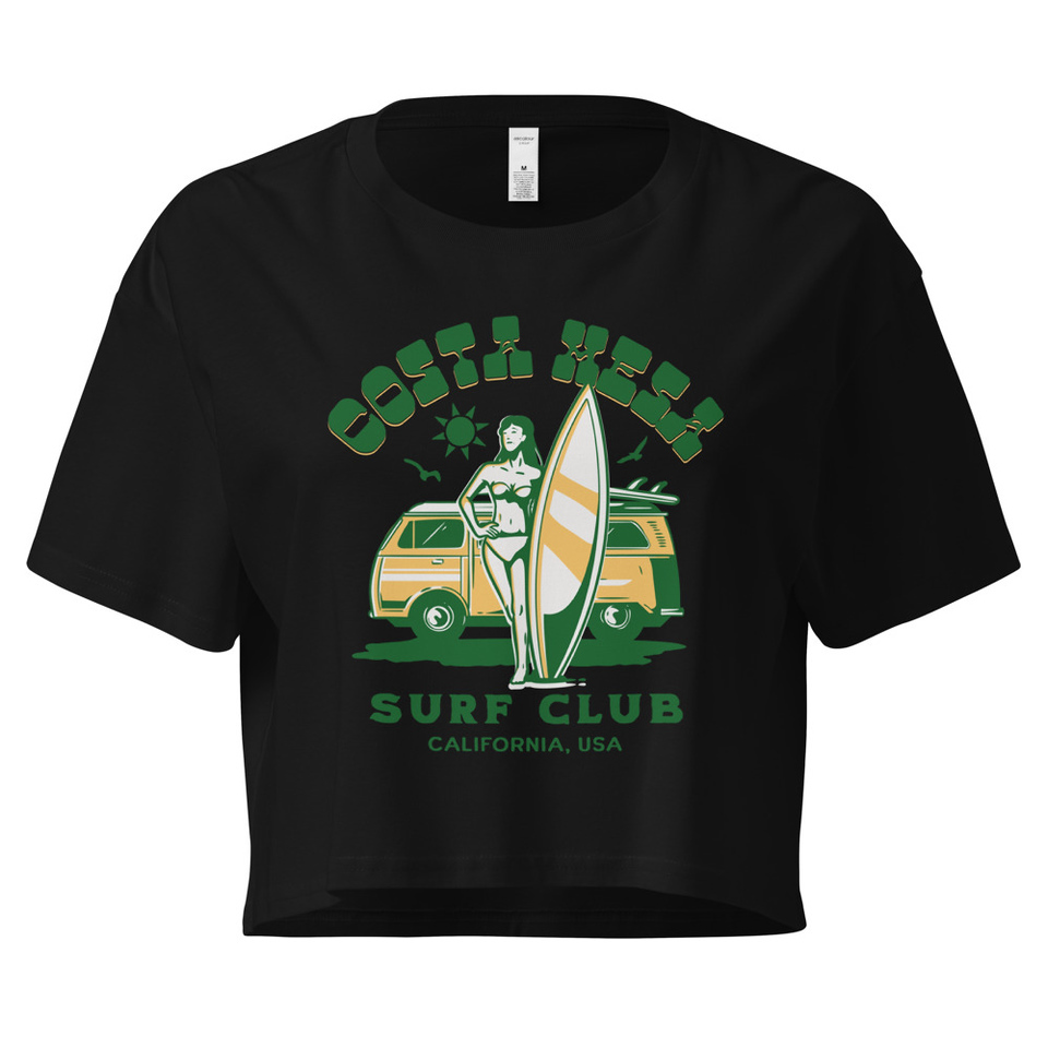 Costa Mesa Surf Club - Campervan Women's Crop Top