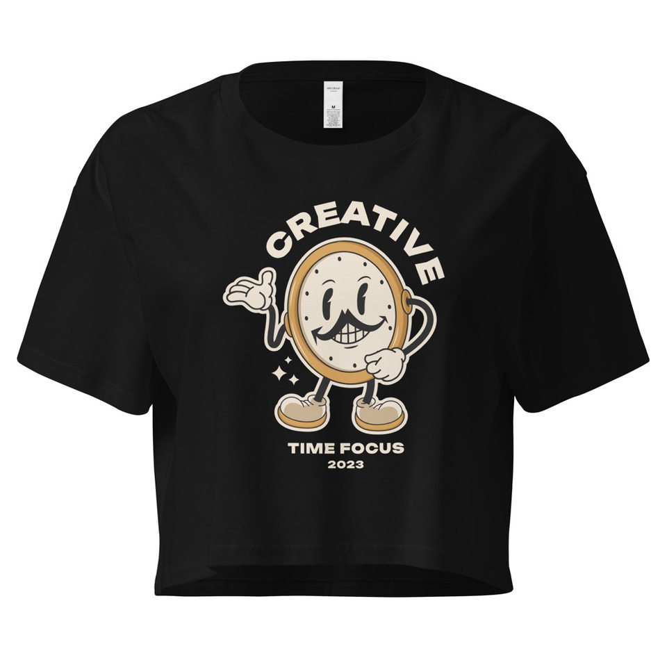 Creative Time Women's Crop Top
