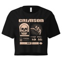 Crimson Women's Crop Top
