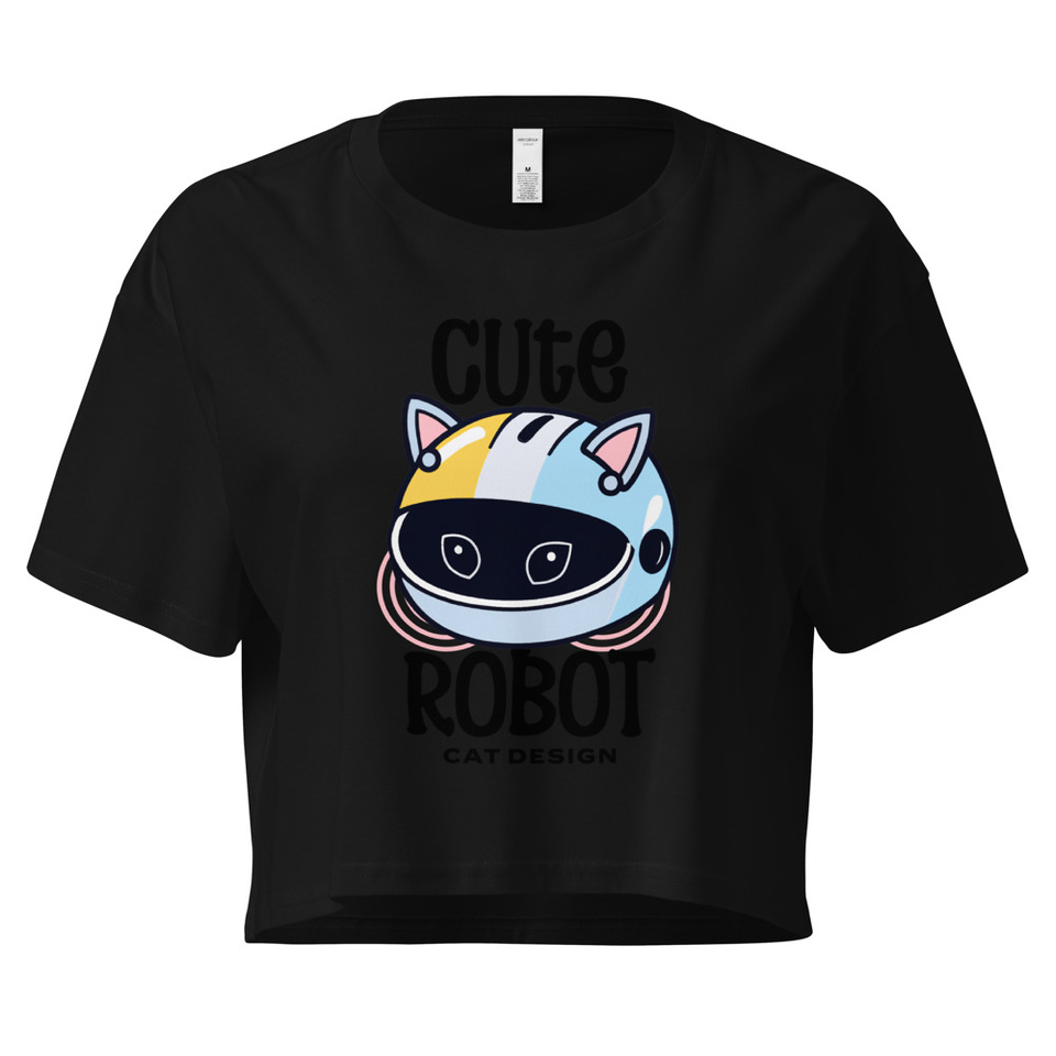 Cute Cat - AI Women's Crop Top