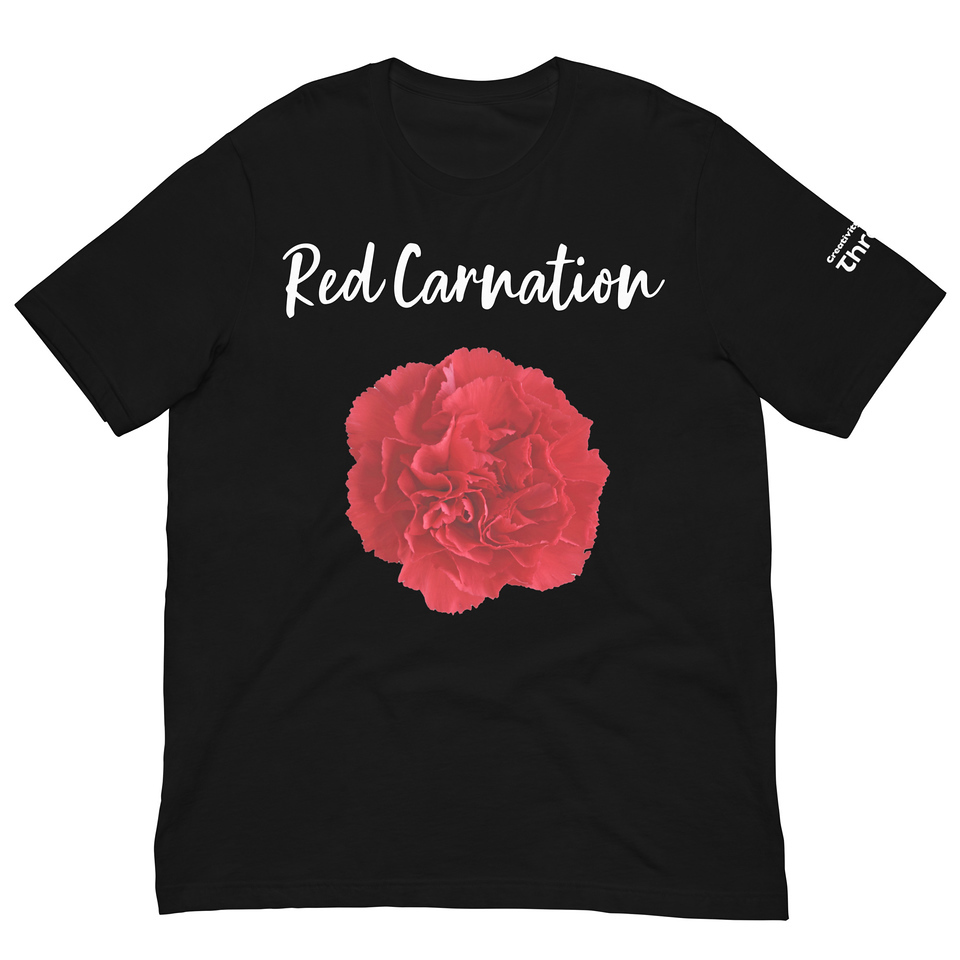 KNITTD Red Carnation Unisex T-Shirt