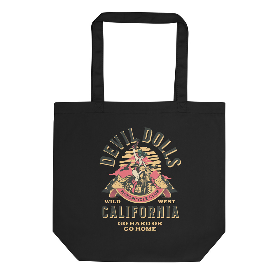 Devil Dolls - Motorcycle Race Eco Tote Bag