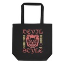 Devil Style - Streetwear Hoodie Eco Tote Bag