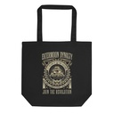 Ektermoon Dynasty Eye - Golden Pyramid Emblem Eco Tote Bag