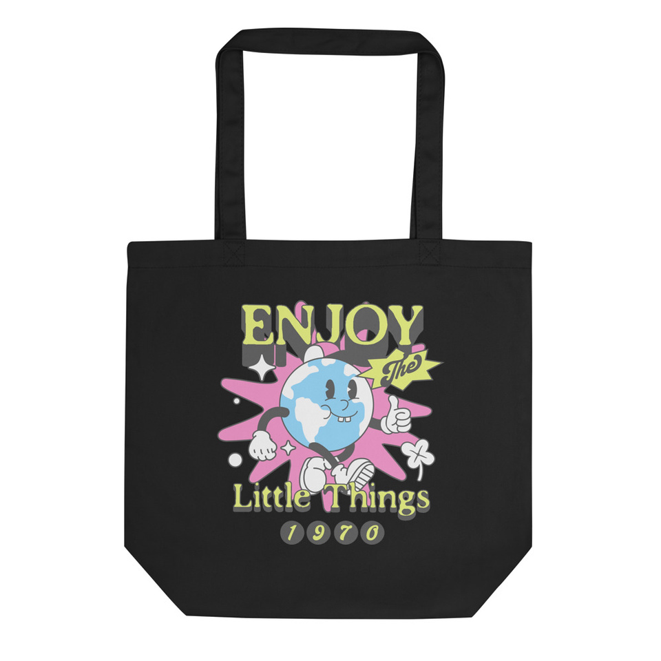 Enjoy Earth Trendy Cartoon Eco Tote Bag