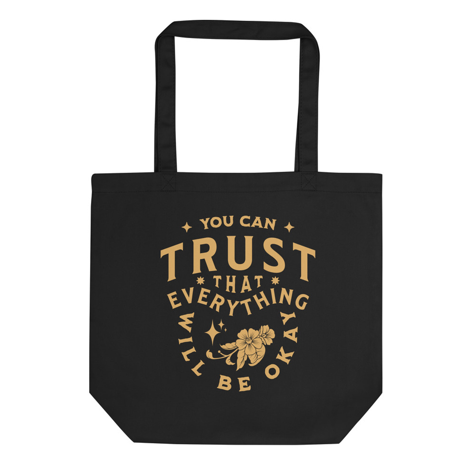 Everything will be okay - Pink Quote Eco Tote Bag