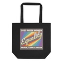 Equality - Peace, Love & Pride Eco Tote Bag