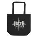 Faith Over Fear - Dark Cross Eco Tote Bag