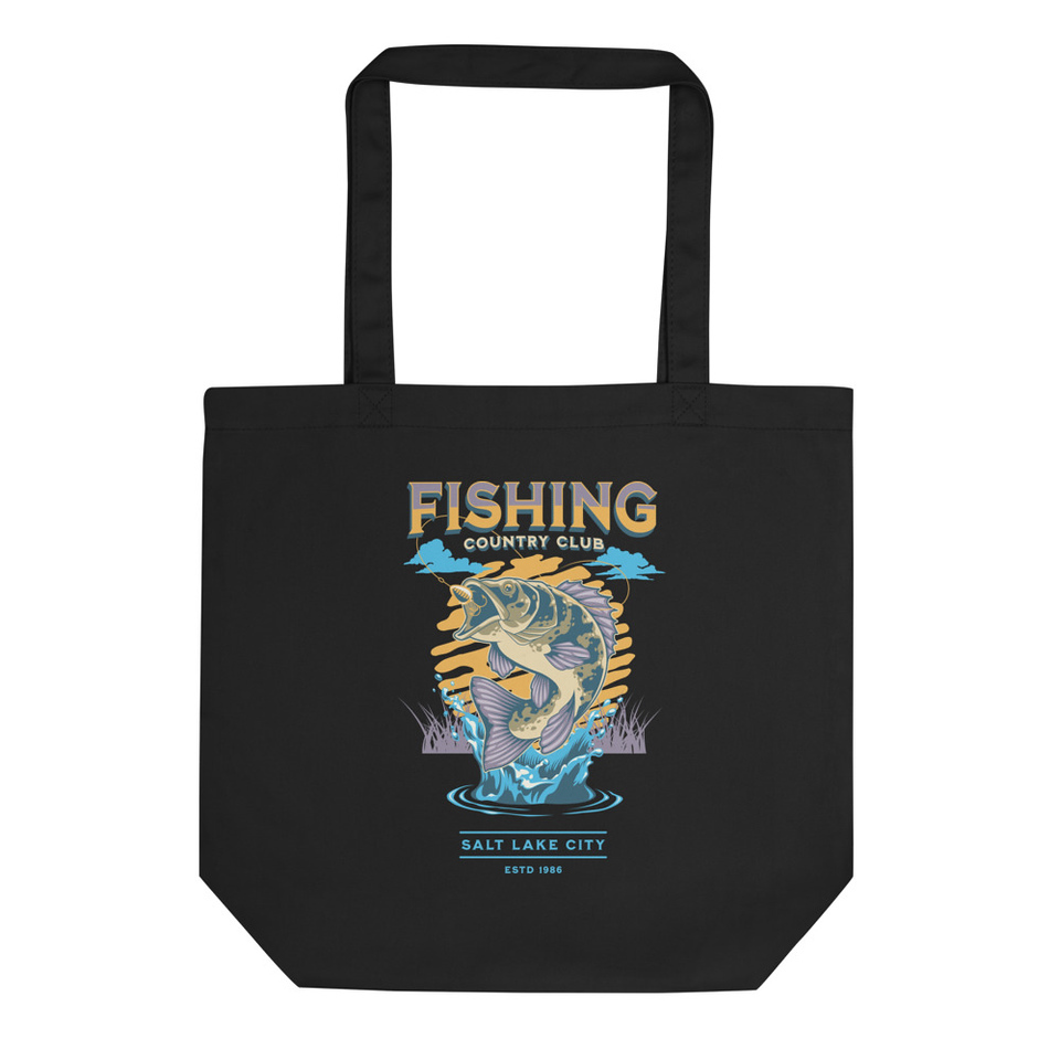 Fishing Country Club - Outdoor Eco Tote Bag
