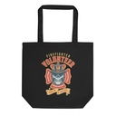 Firefighter Volunteer - Skull Eco Tote Bag