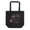 Floating Through Life - Space Planet Eco Tote Bag