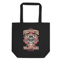 Firefighter Volunteers Club - Skull Eco Tote Bag
