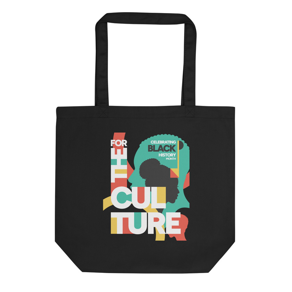 For The Culture - Colorful Black History Eco Tote Bag