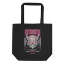 Futuristic Mecha Head Streetwear Eco Tote Bag