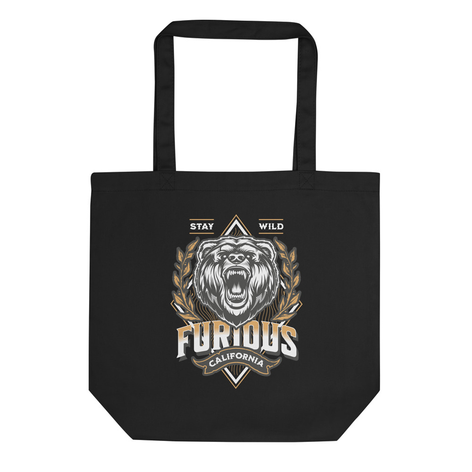 Furious - Wild Bear Eco Tote Bag