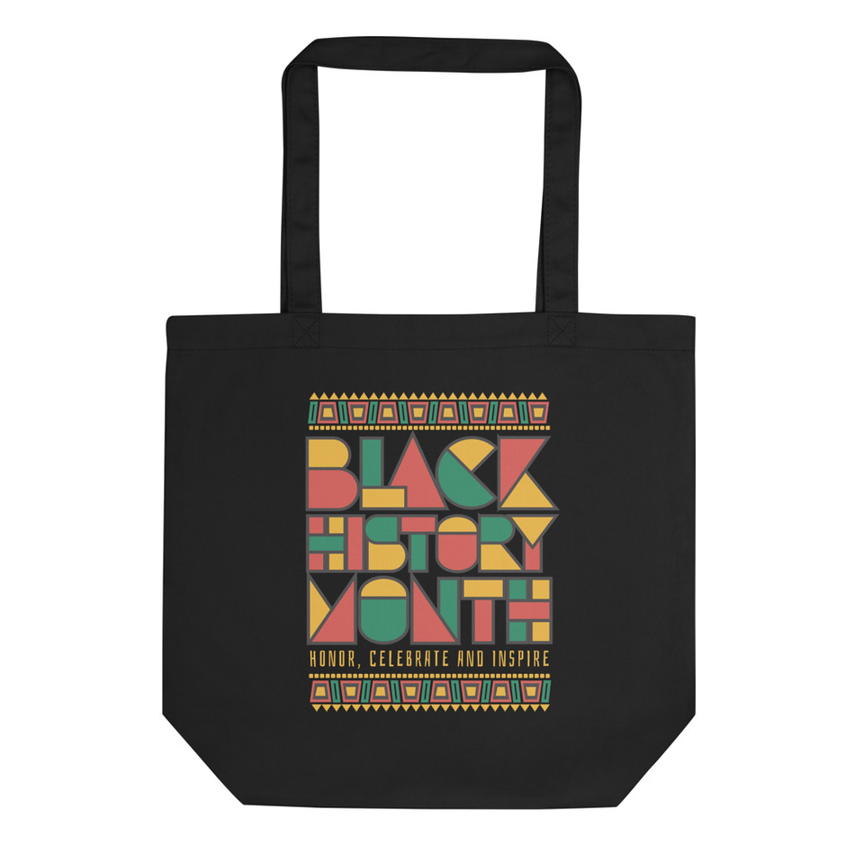 Geometric Black History Month - African American Culture Eco Tote Bag