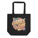 Games and Fun - Fun Retro Eco Tote Bag