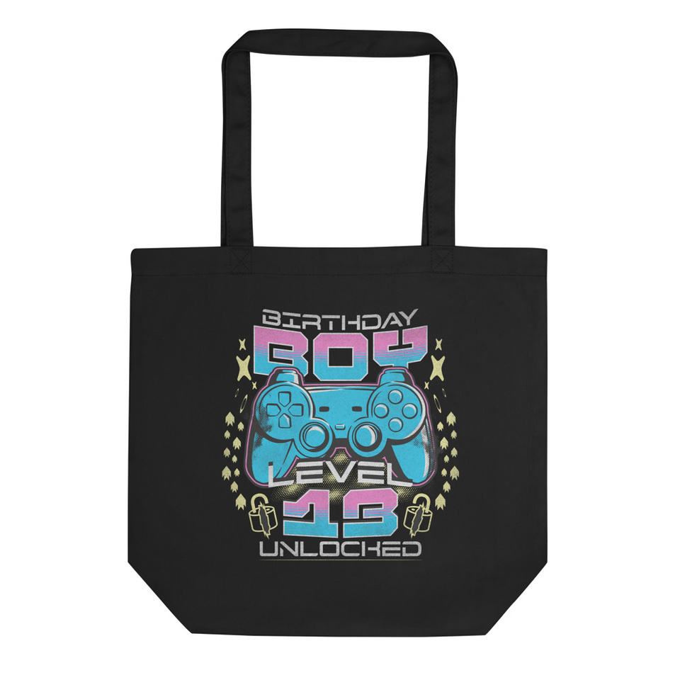 Gaming Level Up Eco Tote Bag