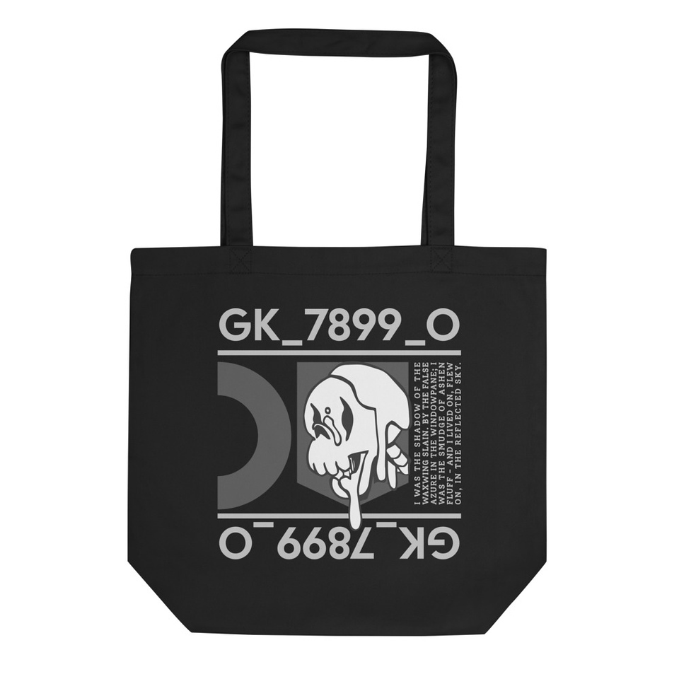 GKO Drippy Skull Eco Tote Bag