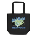 Go For The Strike! - Typographic Cartoon Streetwear Eco Tote Bag