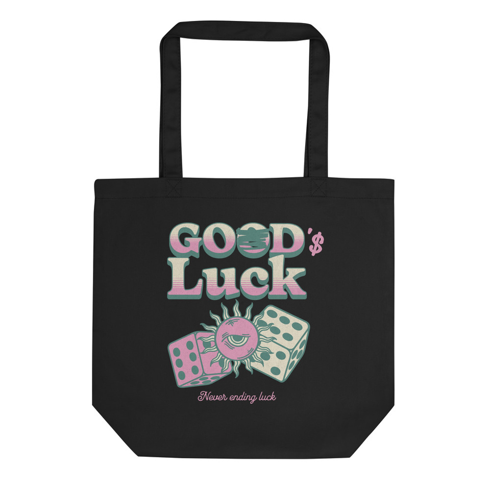 God's Luck Classic vintage design Eco Tote Bag