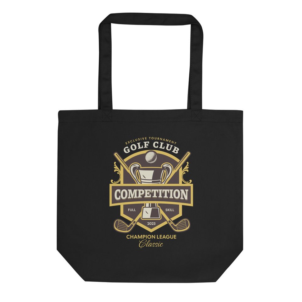 Golf Club Competition Badge Logo Eco Tote Bag