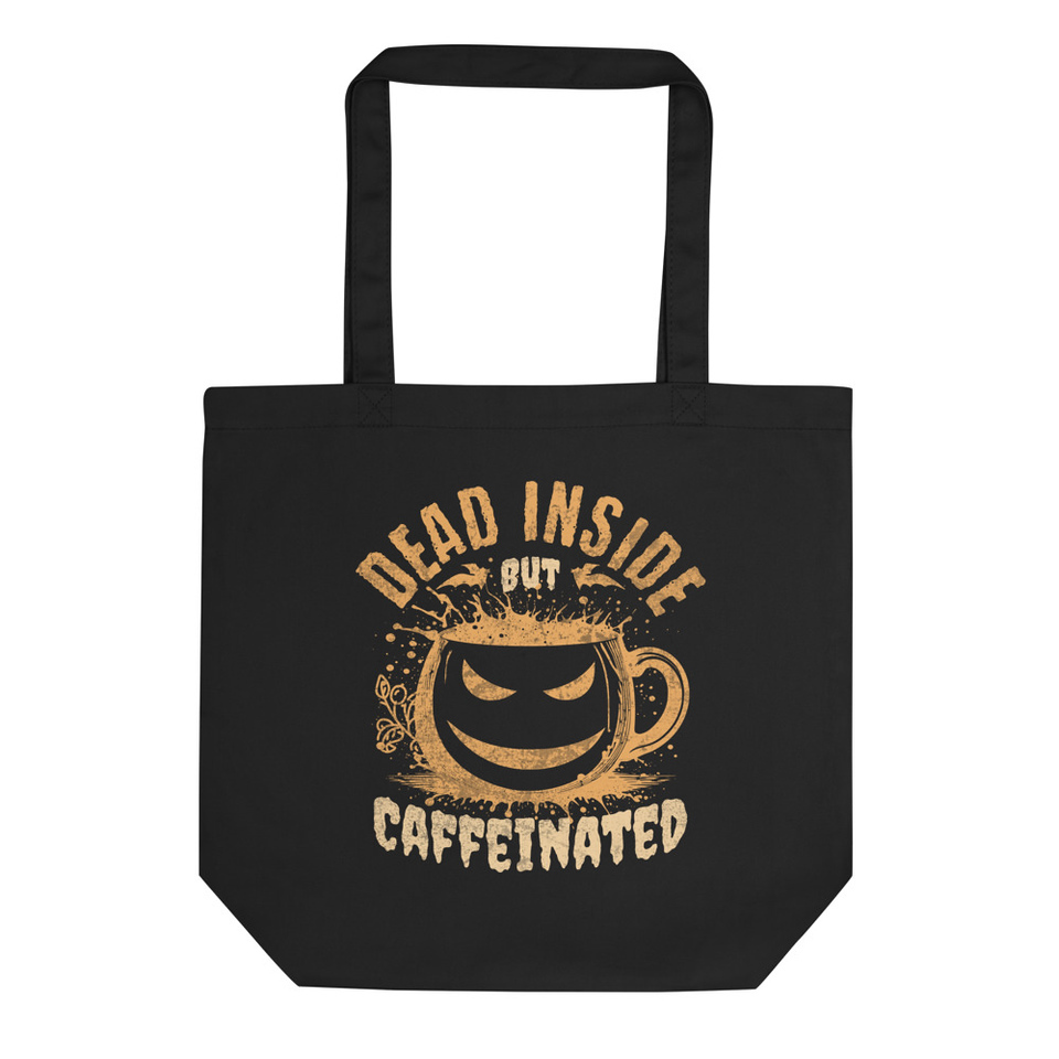 Halloween Caffeinated Eco Tote Bag