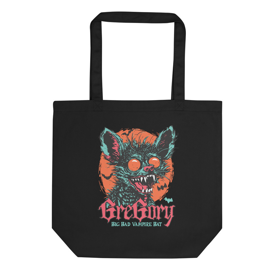 Gregory Vampire Bat Eco Tote Bag
