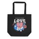 Groovy Retro 70s Hand Drawn Cartoon Illustration Eco Tote Bag