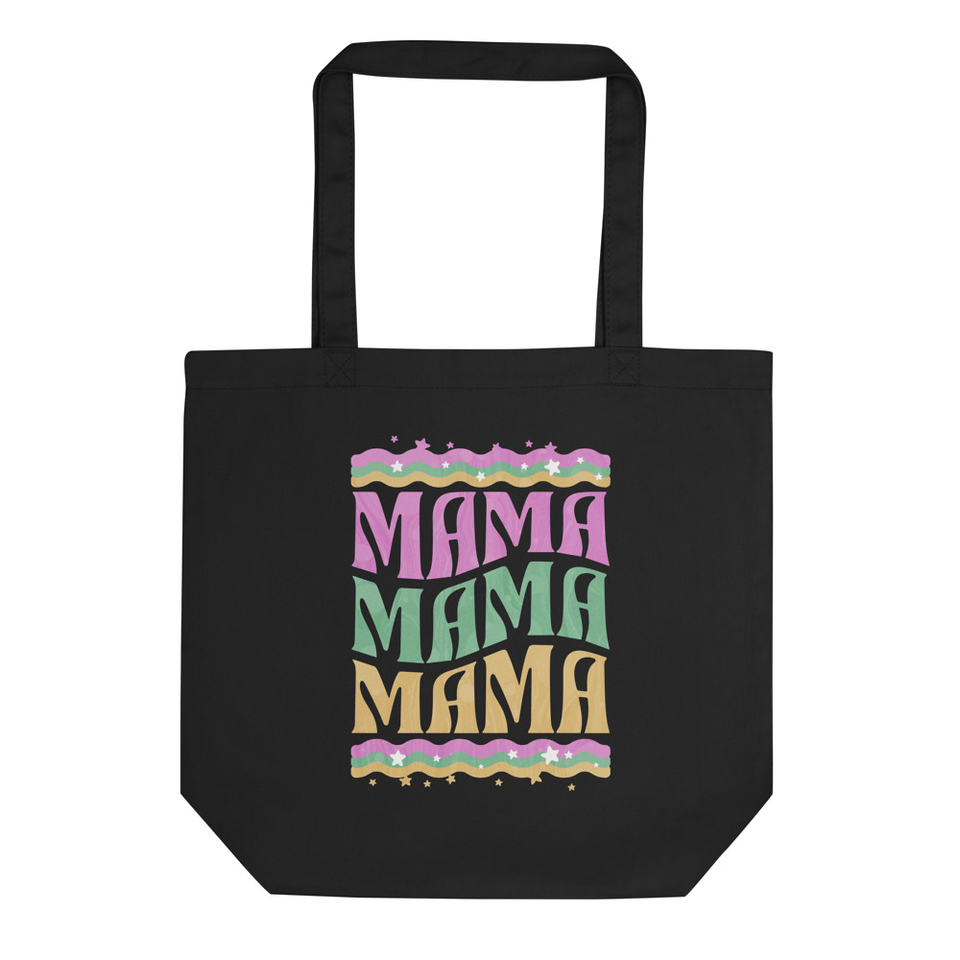 Groovy Rainbow Mama Eco Tote Bag