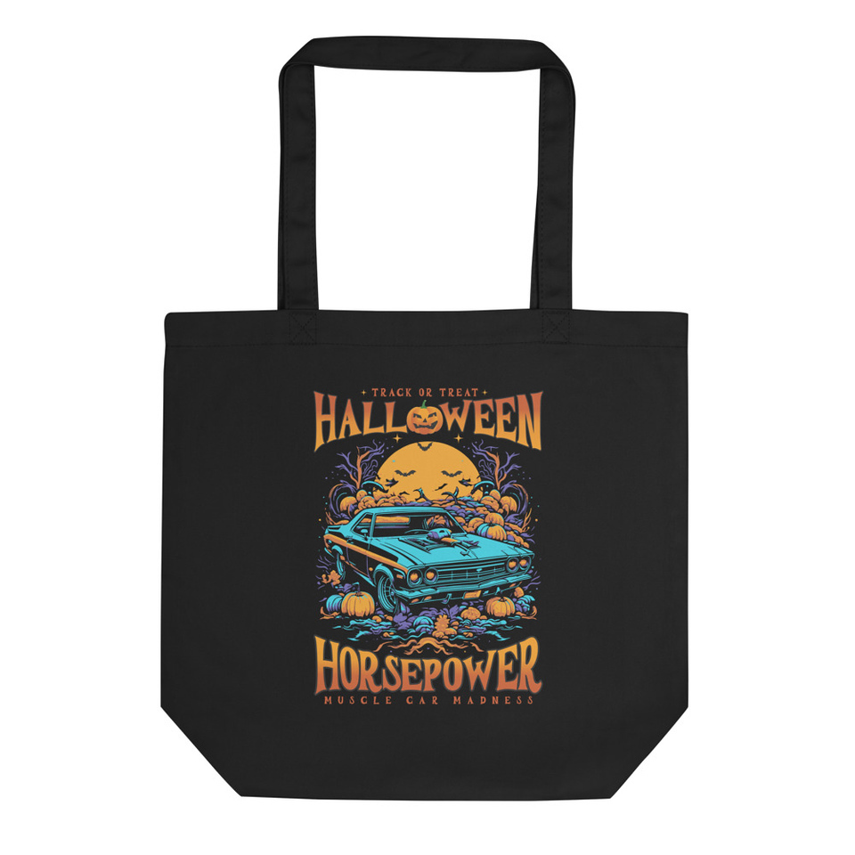 Halloween Horsepower Eco Tote Bag