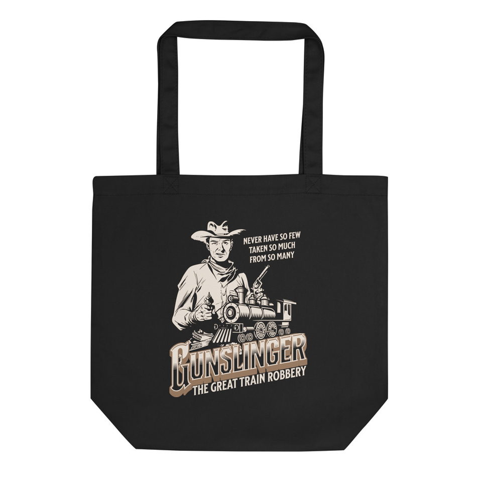Gunslinger - Old West Cowboy Eco Tote Bag