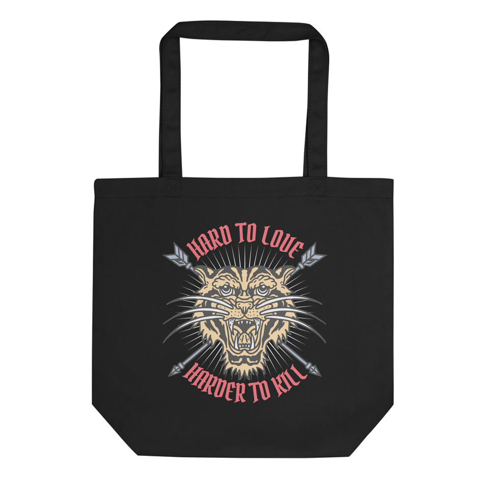 Hard to Love - Tiger Eco Tote Bag
