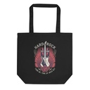 Hard Rock - Guitar & Roses Eco Tote Bag