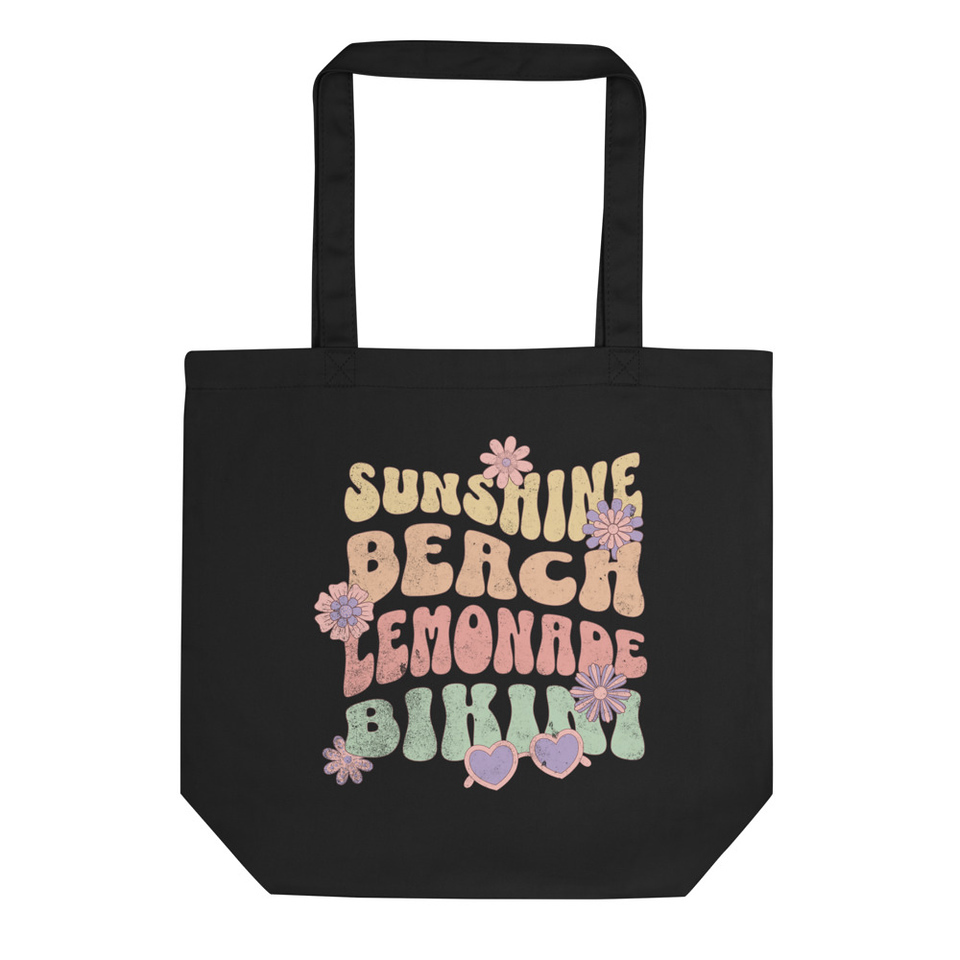 Happy Summertime Eco Tote Bag
