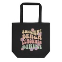 Happy Summertime Eco Tote Bag
