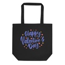 Happy Valentine's Day - Bright Heart Eco Tote Bag
