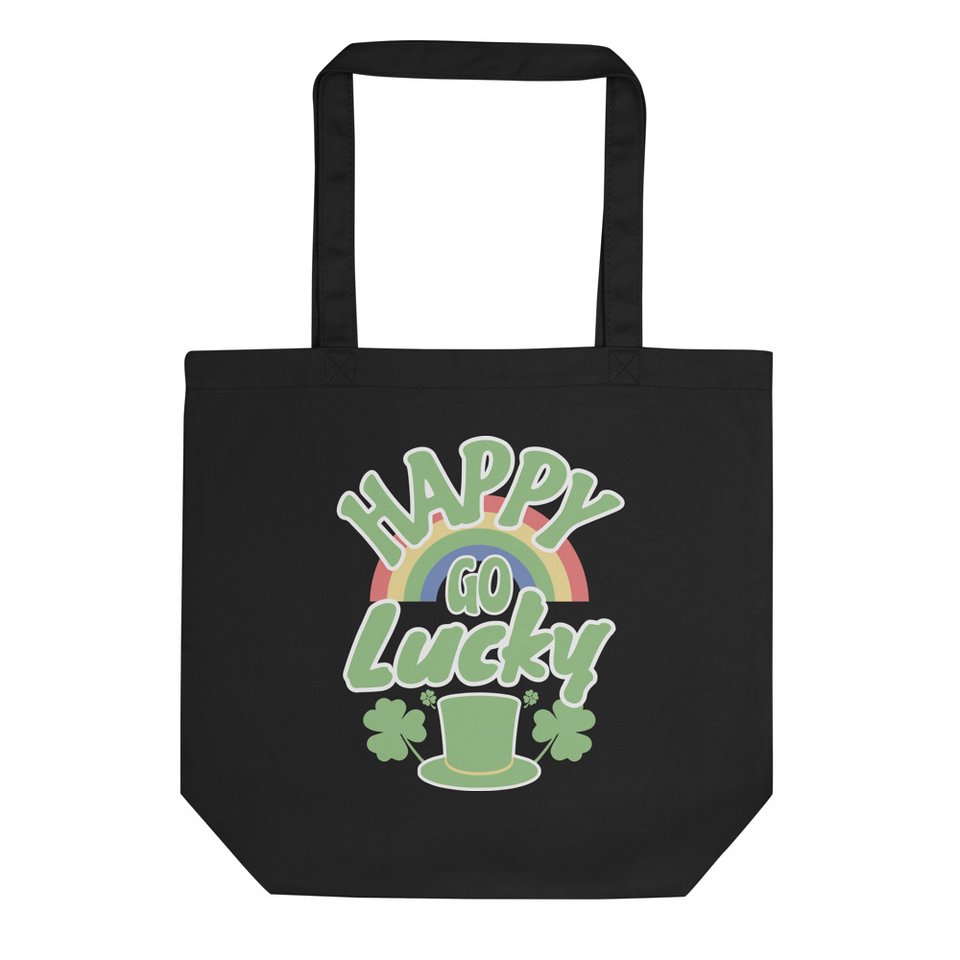 Happy Go Lucky Eco Tote Bag