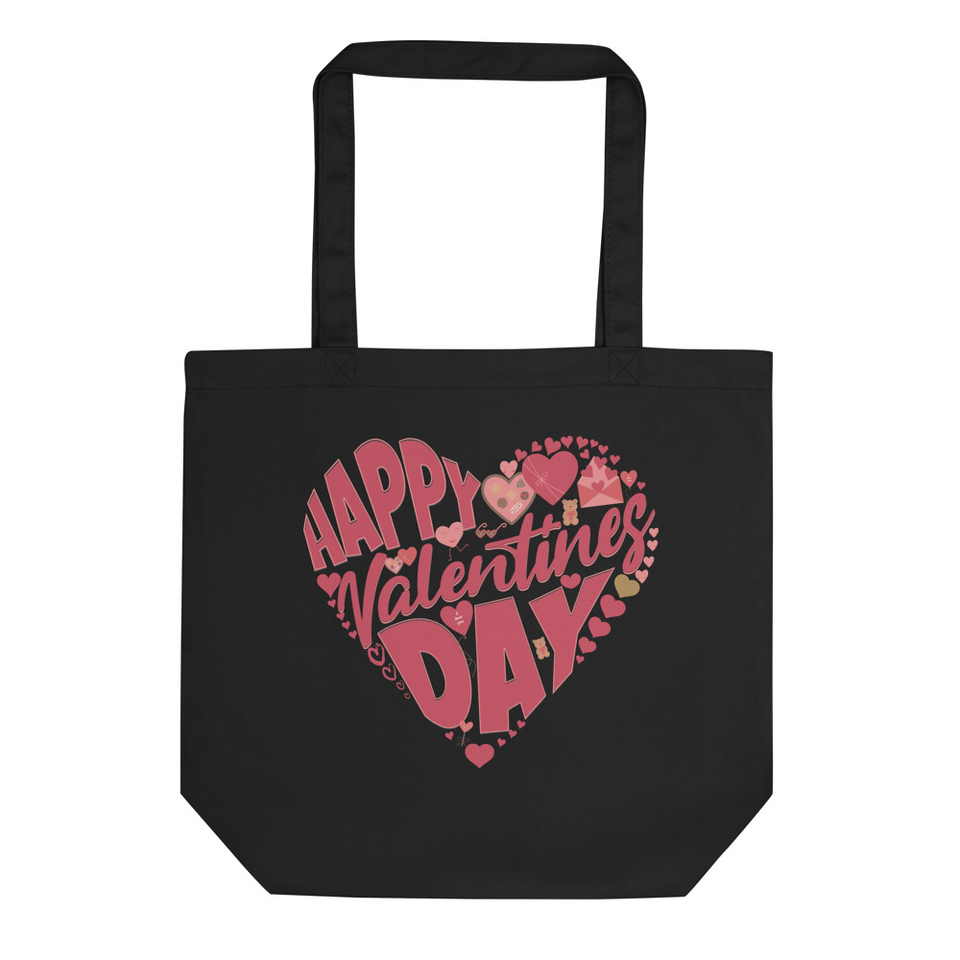 Happy Valentines Day Eco Tote Bag